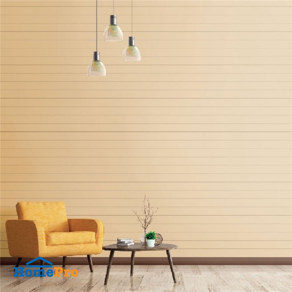 ไม้บังใบ DURAONE เมโล่ 02 23.6x300x1.0 ซม. สีซีเมนต์