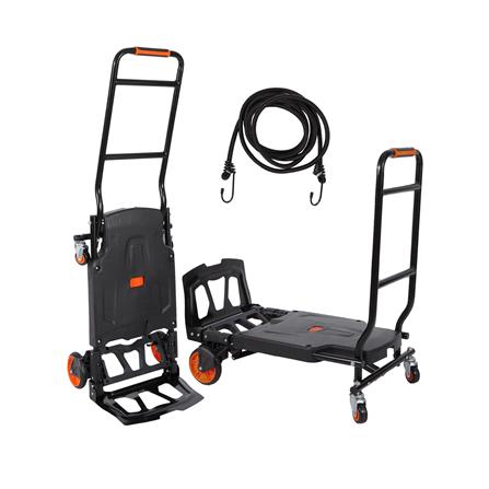 รถเข็นอเนกประสงค์พับได้ 4 ล้อ BARCO FOCA-001-BLK 200 กก. สีดำ_1