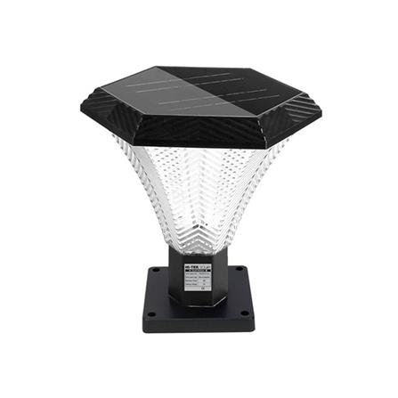 ไฟหัวเสา SOLAR HI-TEK TAO 60 วัตต์ DAYLIGHT/COOL WHITE/WARM WHITE สีดำ_1