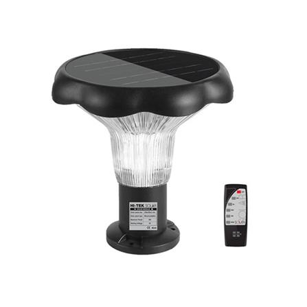 ไฟหัวเสา SOLAR HI-TEK CHABA 60 วัตต์ DAYLIGHT/COOL WHITE/WARM WHITE สีดำ