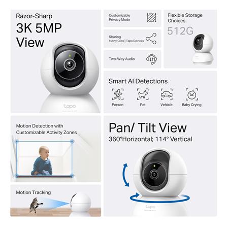 กล้องวงจรปิดภายใน TAPO C230 5 ล้านพิกเซล_3