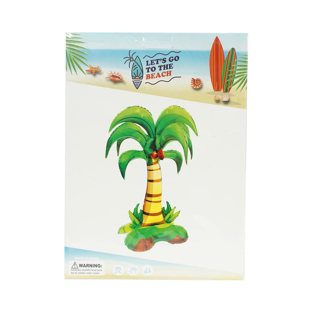 ลูกโป่งฟอยล์ ต้นมะพร้าว SNAZZ 49 นิ้ว สีเขียว