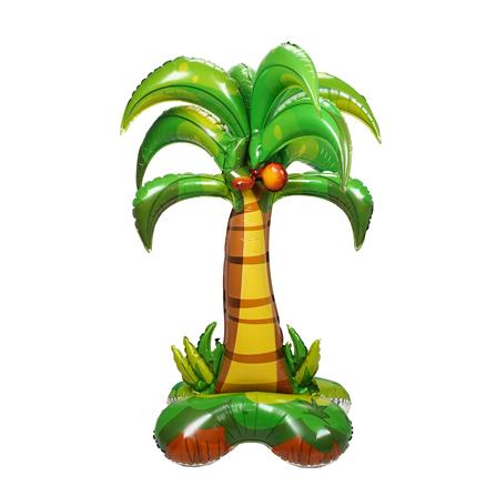 ลูกโป่งฟอยล์ ต้นมะพร้าว SNAZZ 49 นิ้ว สีเขียว_0