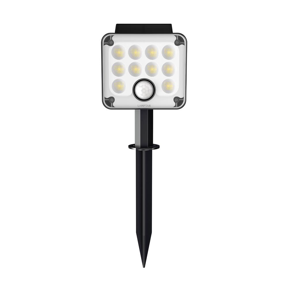 ไฟจัดสวน SOLAR LAMPTAN LUMINIZE 20 วัตต์ WARM WHITE สีดำ