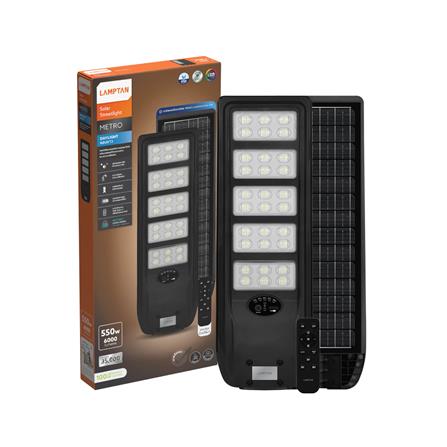 ไฟถนน SOLAR LAMPTAN METRO 550 วัตต์ DAYLIGHT สีดำ_5