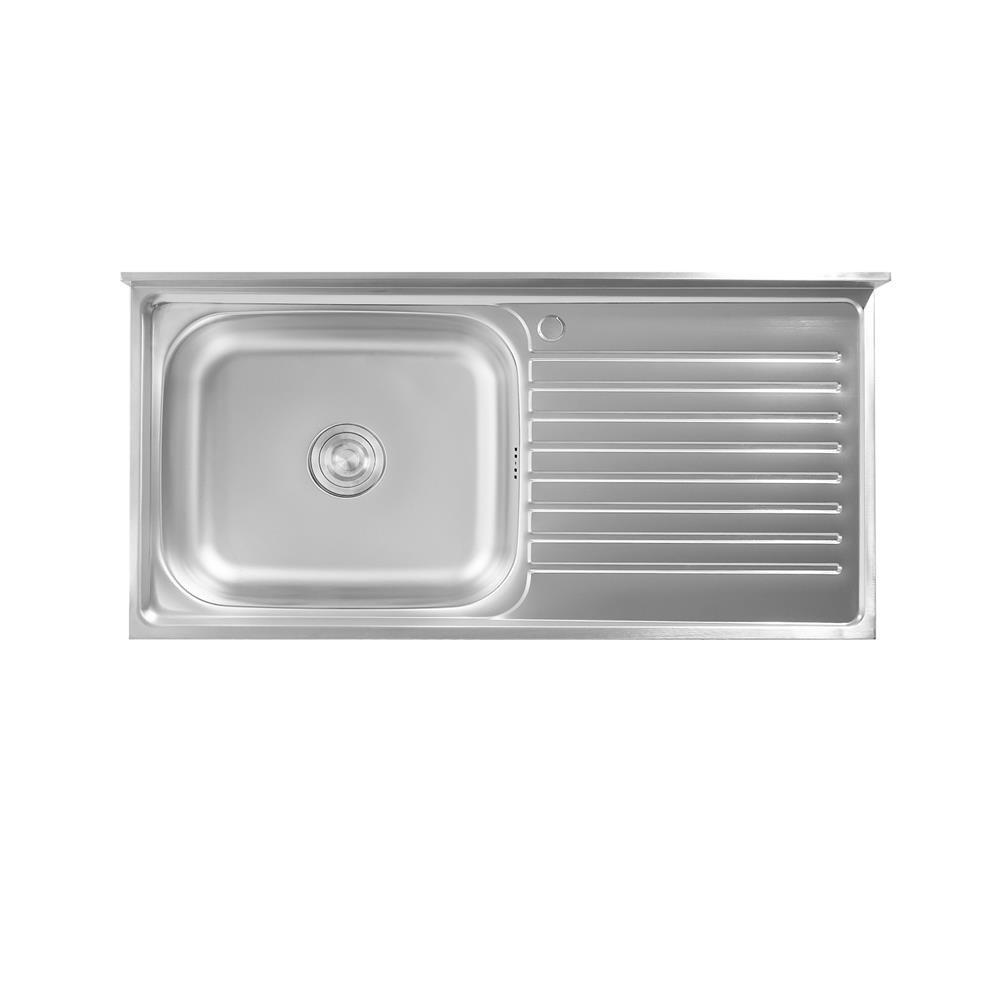 ซิงค์ขาตั้ง 1 หลุม 1 ที่พัก DYNA HOME DH-10050-C14 สีเงิน