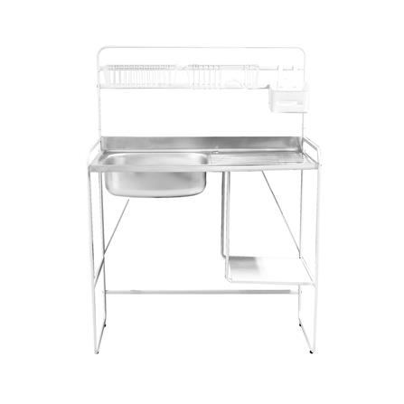 ซิงค์ขาตั้ง 1 หลุม 1 ที่พัก DYNA HOME DH-10050-C14 สีเงิน_1