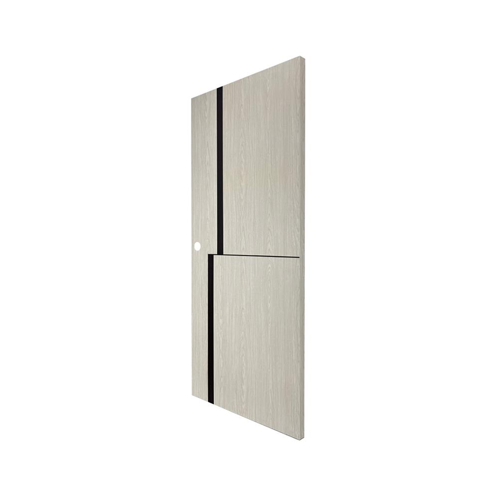 ประตูไม้ปิดผิว PVC N999 2238-2T 90x200 ซม. สีเบจ