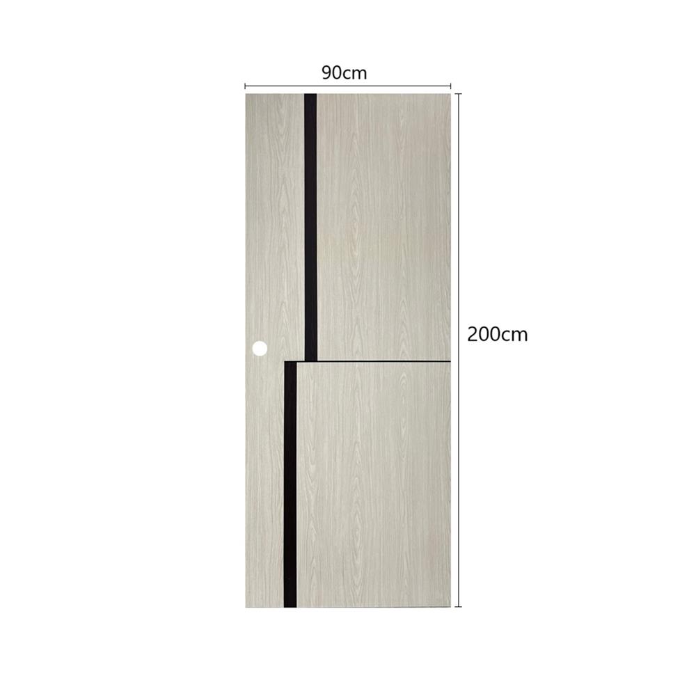 ประตูไม้ปิดผิว PVC N999 2238-2T 90x200 ซม. สีเบจ