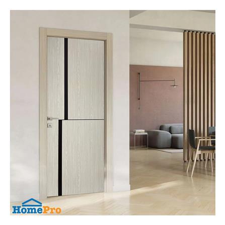 ประตูไม้ปิดผิว PVC N999 2238-2T 90x200 ซม. สีเบจ_3
