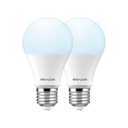 หลอด LED RACER A60 KIMMIE 9 วัตต์ COOL WHITE E27 (แพ็ก 2 ชิ้น)_0