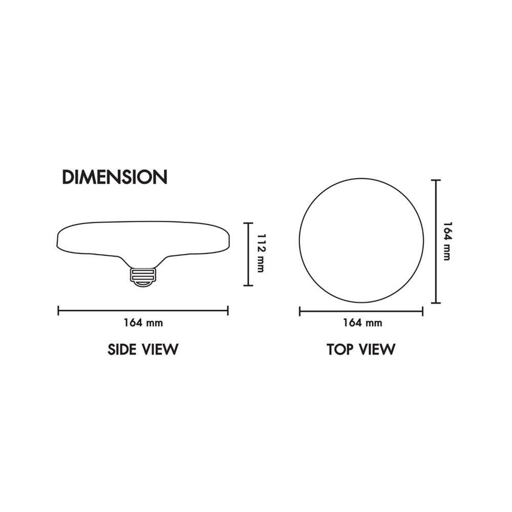 หลอด LED RACER UFO SUN BRIGHT 30 วัตต์ DAYLIGHT E27