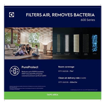 เครื่องฟอกอากาศ ELECTROLUX EP71-56DGB สีเทาเข้ม_7