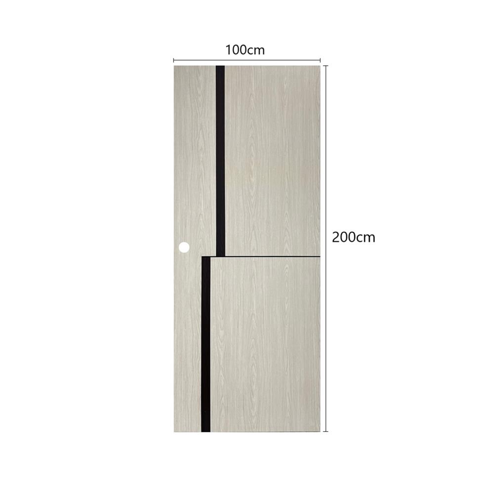 ประตูไม้ปิดผิว PVC N999 2238-2T 100x200 ซม. สีเบจ