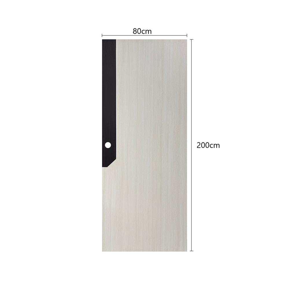 ประตูไม้ปิดผิว PVC N999 0738-2T 80x200 ซม. สีเบจ