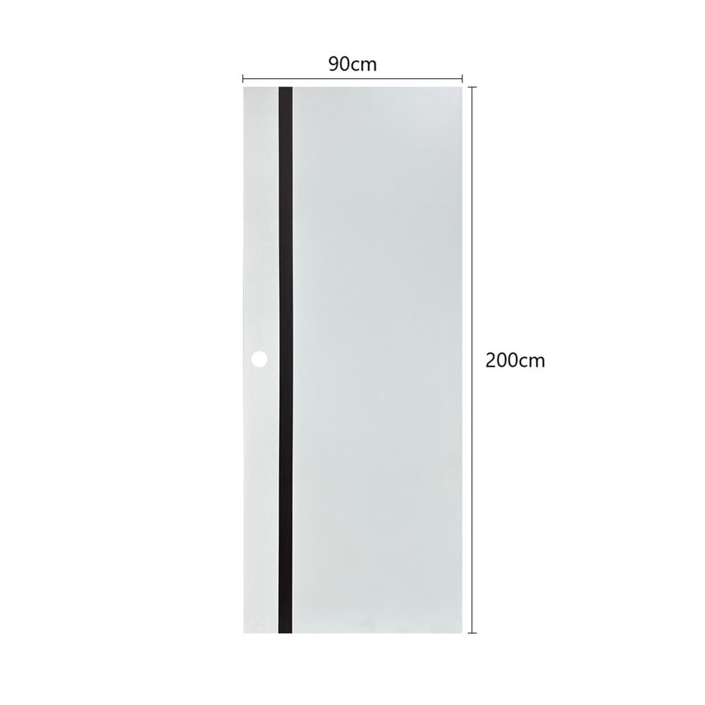 ประตูไม้ปิดผิว PVC N999 0438-2T 90x200 ซม. สีขาว