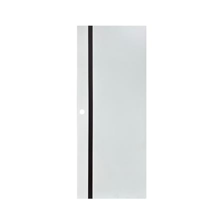 ประตูไม้ปิดผิว PVC N999 0438-2T 90x200 ซม. สีขาว_0
