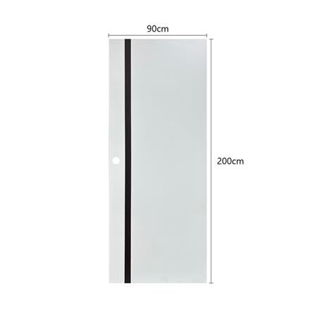 ประตูไม้ปิดผิว PVC N999 0438-2T 90x200 ซม. สีขาว_4