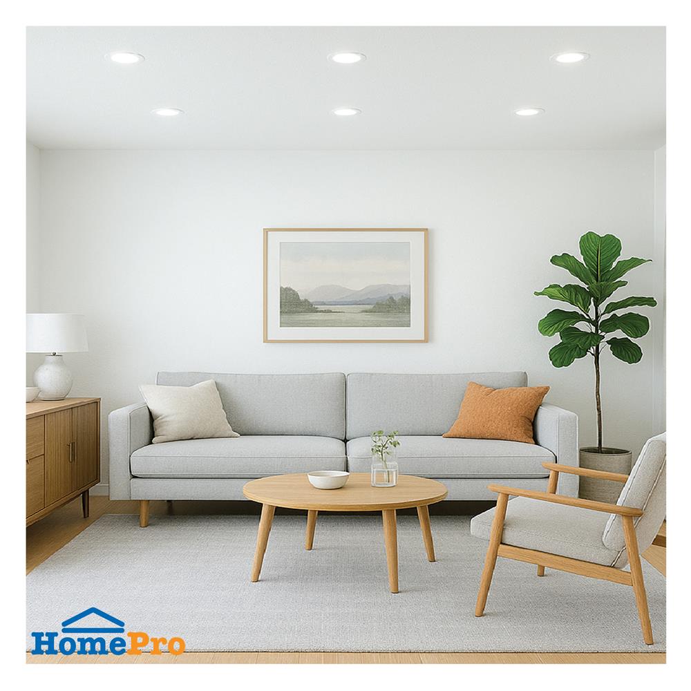 ดาวน์ไลท์ LED SHINING SUPER SLIM 5 นิ้ว 9 วัตต์ DAYLIGHT สีขาว