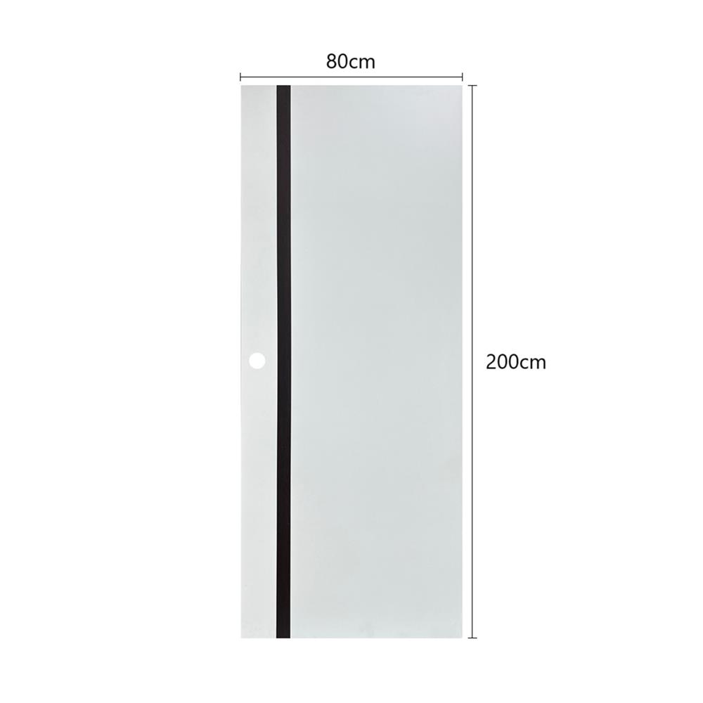 ประตูไม้ปิดผิว PVC N999 0438-2T 80x200 ซม. สีขาว