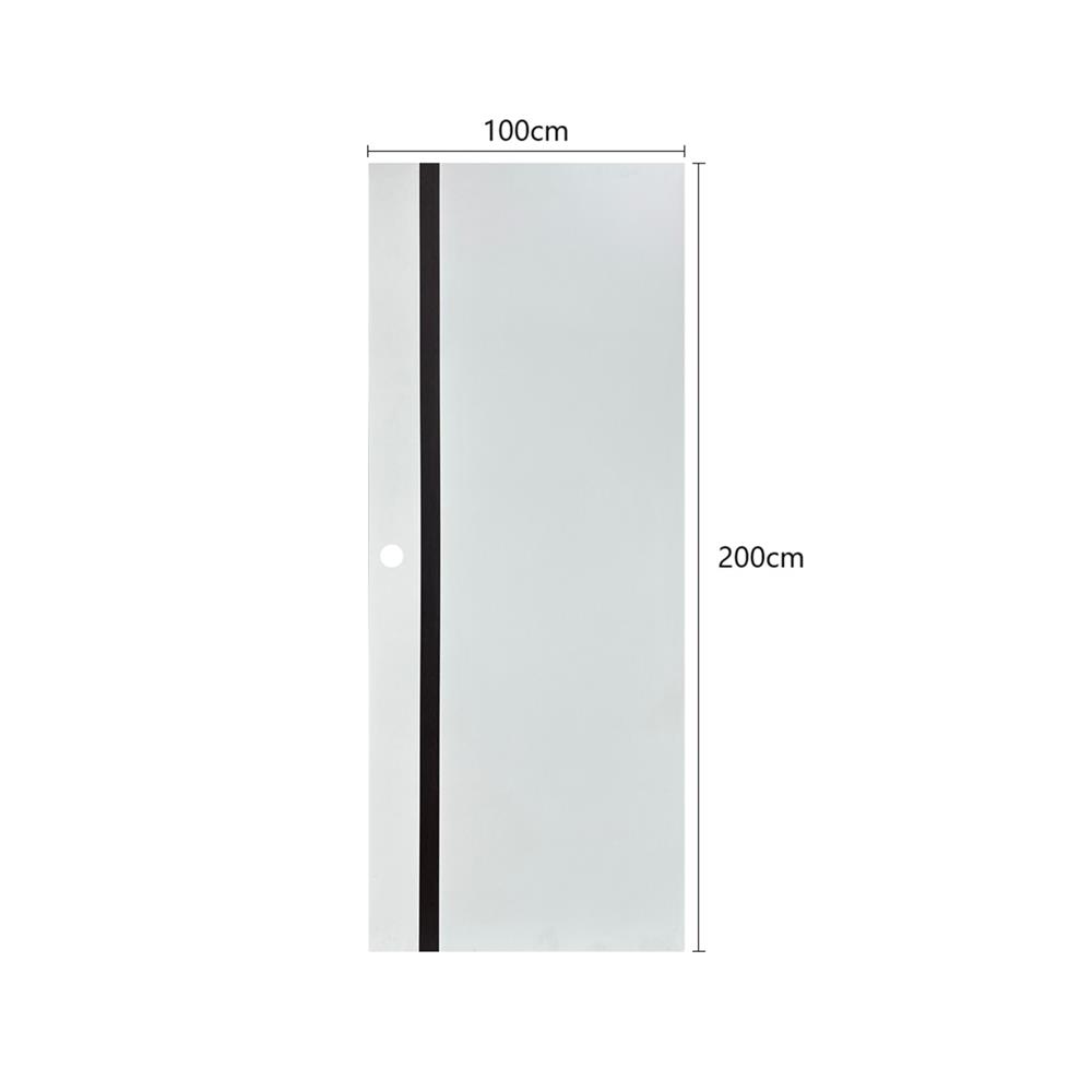 ประตูไม้ปิดผิว PVC N999 0438-2T 100x200 ซม. สีขาว