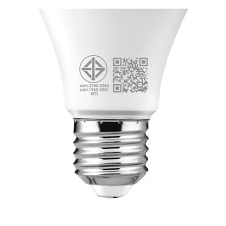 หลอด LED RACER A60 KIMMIE 9 วัตต์ WARM WHITE E27 (แพ็ก 2 ชิ้น)_4
