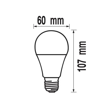 หลอด LED RACER A60 KIMMIE 9 วัตต์ WARM WHITE E27 (แพ็ก 2 ชิ้น)_3