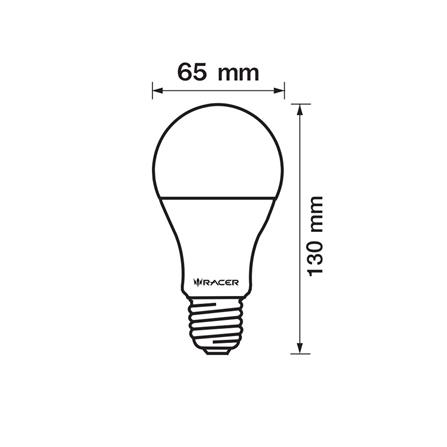 หลอด LED RACER A65 KIMMIE 15 วัตต์ DAYLIGHT E27 (แพ็ก 2 ชิ้น)_3