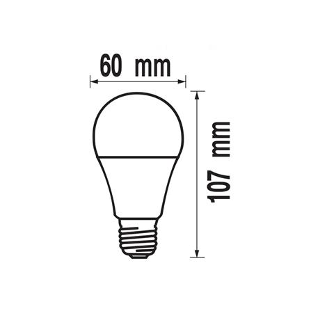หลอด LED RACER A60 KIMMIE 7 วัตต์ DAYLIGHT E27 (แพ็ก 2 ชิ้น)_3