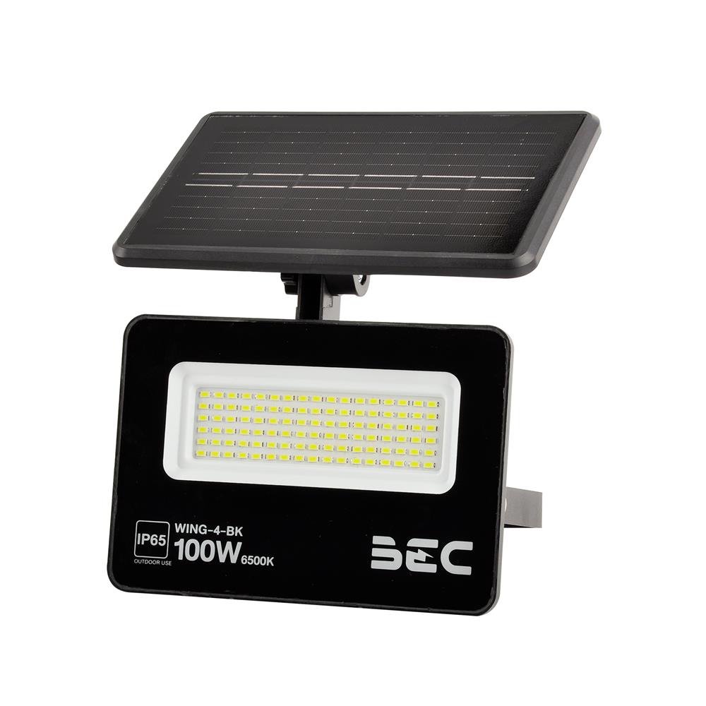 ไฟผนังภายนอก SOLAR BEC WING-4 100 วัตต์ DAYLIGHT สีดำ