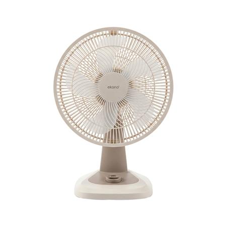 พัดลมตั้งโต๊ะ 12 นิ้ว EKONO RFS-2503 สีครีม_0