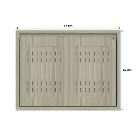 บานซิงค์คู่ JUPITER GRAND 87x67 ซม. สีสัก_5