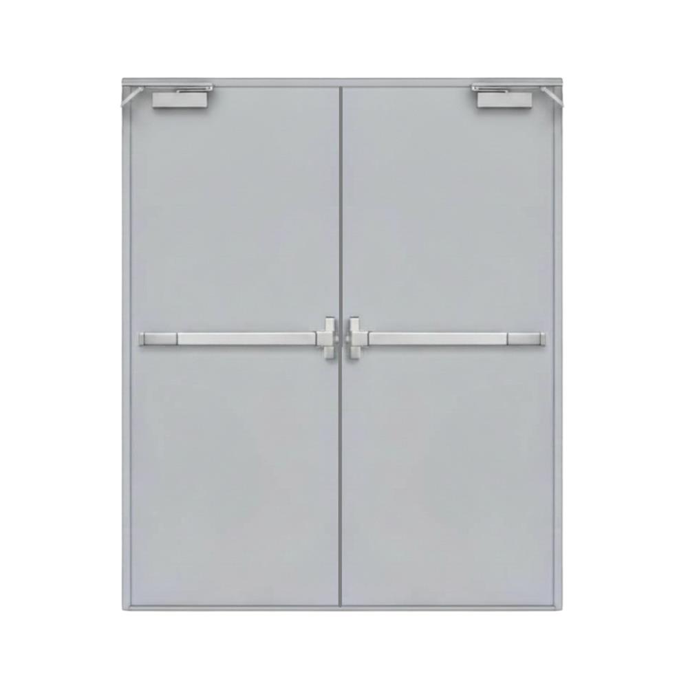 ชุดประตูเหล็กทนไฟ VECO 160x200 ซม. สีเทา