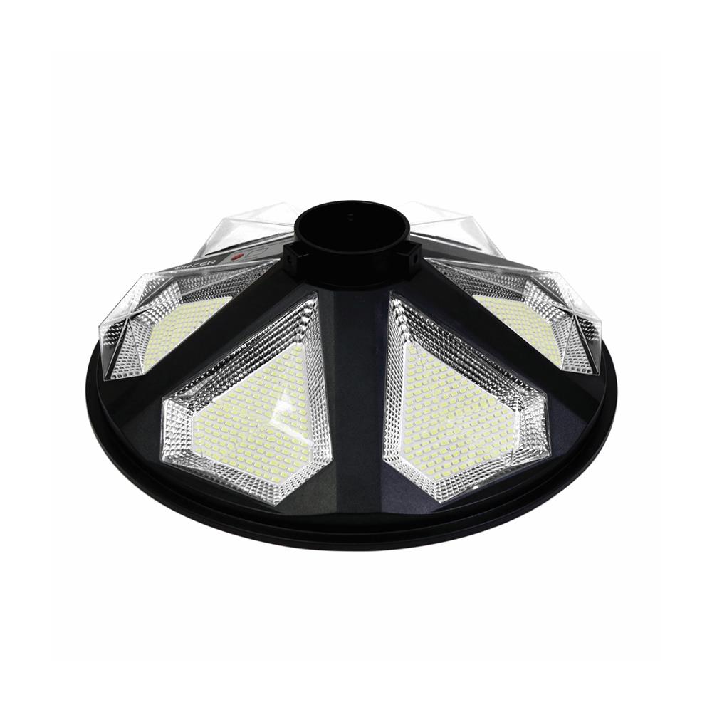 ไฟสนาม SOLAR RACER LIGHT HOUSE 800 วัตต์ DAYLIGHT สีดำ