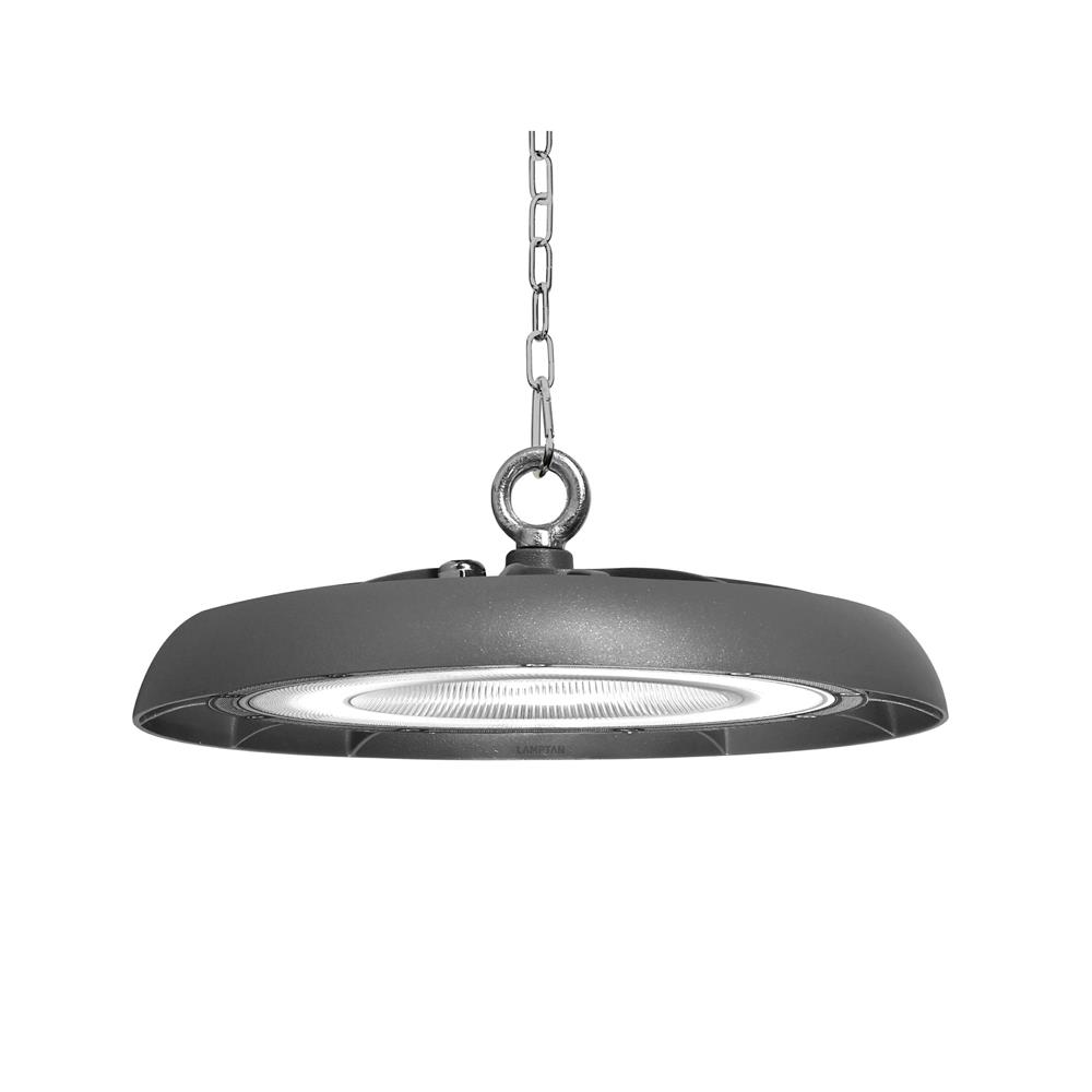 โคมไฮเบย์ LED LAMPTAN AIRFLOW 300 วัตต์ DAYLIGHT สีเทา
