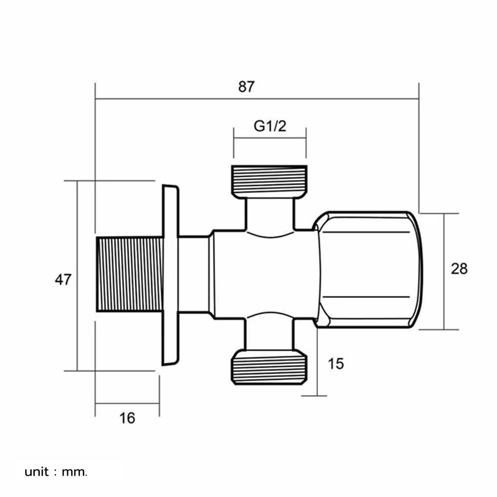 สต๊อปวาล์ว 2 ทาง BEN BN C322-SN-8899
