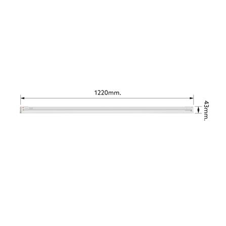 ชุดรางนีออน LED LAMPTAN T8 LYN SLIDE HIGH WATT 32 วัตต์ DAYLIGHT_6