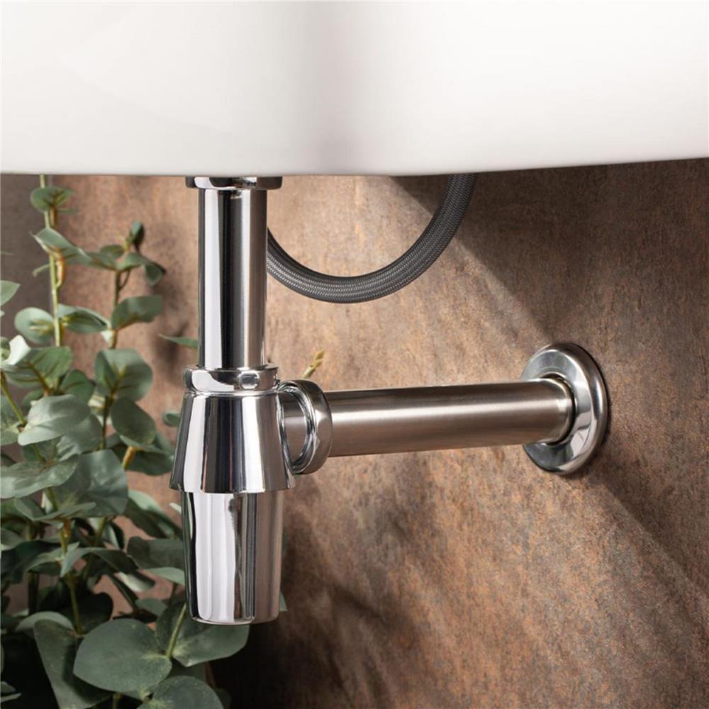 ท่อน้ำทิ้งอ่างล้างหน้ากระปุก RASLAND RA T911-T15-25 25 ซม.