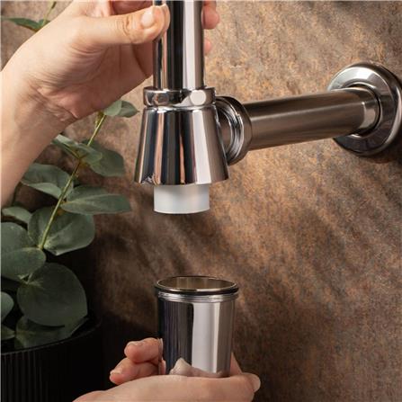 ท่อน้ำทิ้งอ่างล้างหน้ากระปุก RASLAND RA T911-T15-25 25 ซม._5