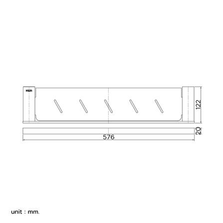 หิ้งกระจก KARAT FAUCET KB-02-712-41 สีทอง_3