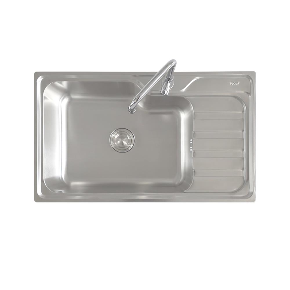 ซิงค์ฝัง 1 หลุม 1 ที่พัก TECNOSTAR TNS 805021 S สีเงิน