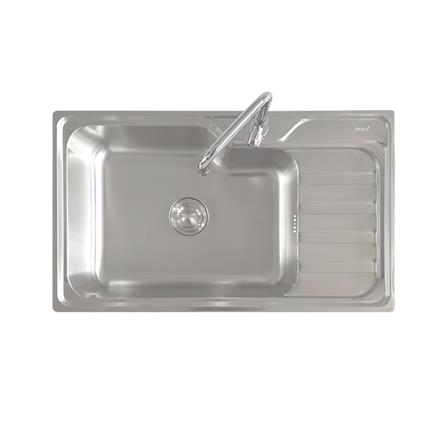 ซิงค์ฝัง 1 หลุม 1 ที่พัก TECNOSTAR TNS 805021 S สีเงิน_0