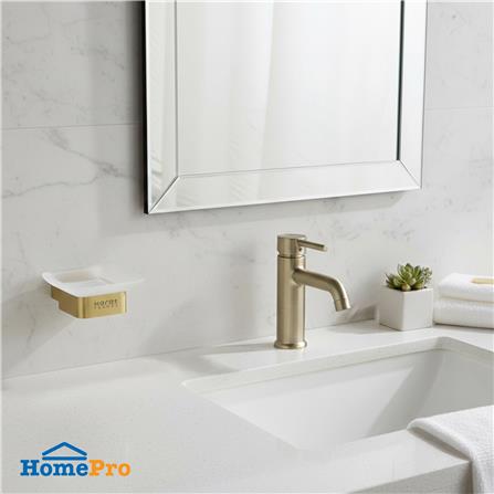 ที่ใส่สบู่ KARAT FAUCET KB-02-212-41 สีขาว-ทองด้าน_3