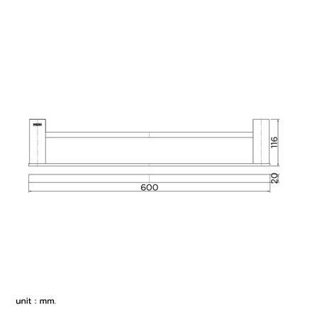 ราวแขวนผ้า KARAT FAUCET KB-02-612-41 สีทอง_3