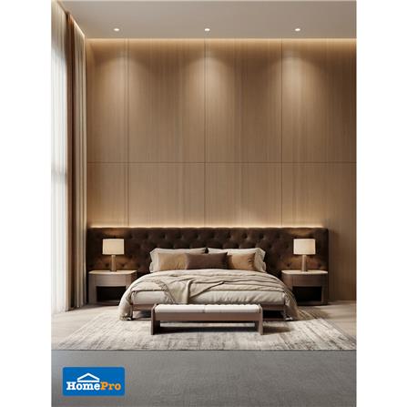 แผ่นตกแต่งผนัง SPC WALL PANEL 122x244 ซม. TARA BROWN COZY_4