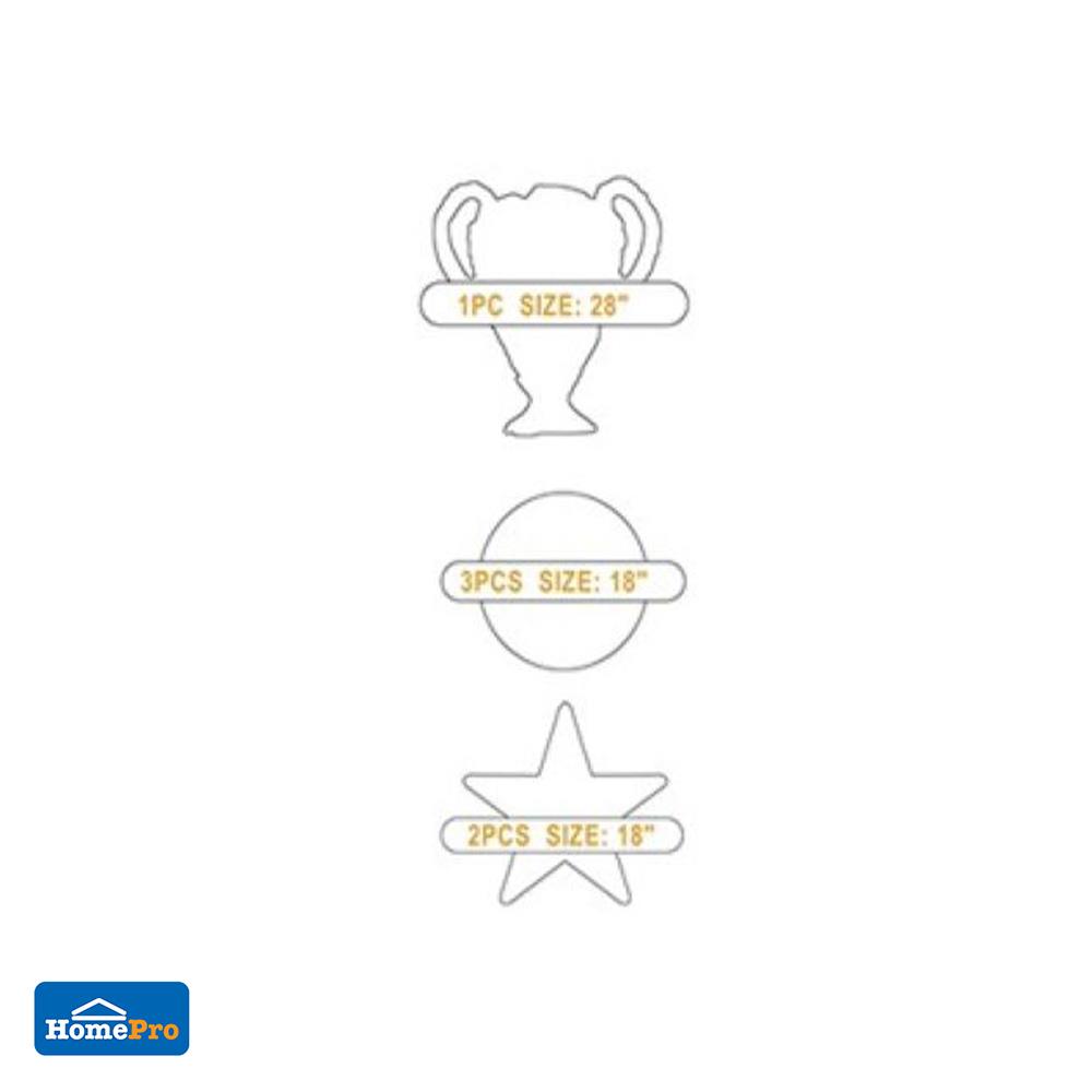 ลูกโป่งฟอยล์ SNAZZ SET CHAMPION CUP 70 นิ้ว สีทอง