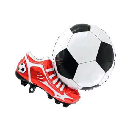 ลูกโป่งฟอยล์ รองเท้าสตั๊ด SNAZZ 29 นิ้ว สีแดง_0