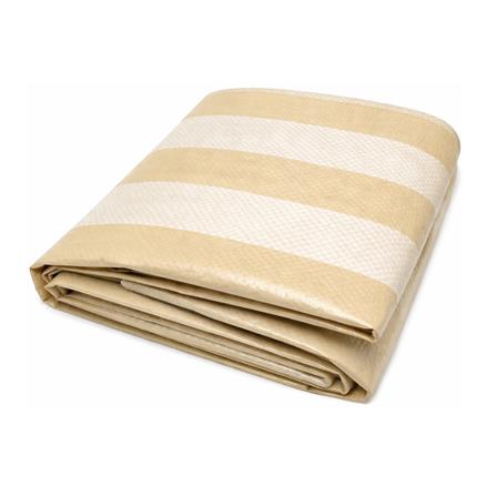 ผ้าใบ SPRING 2x3 ม. สีน้ำตาล/ขาว_0