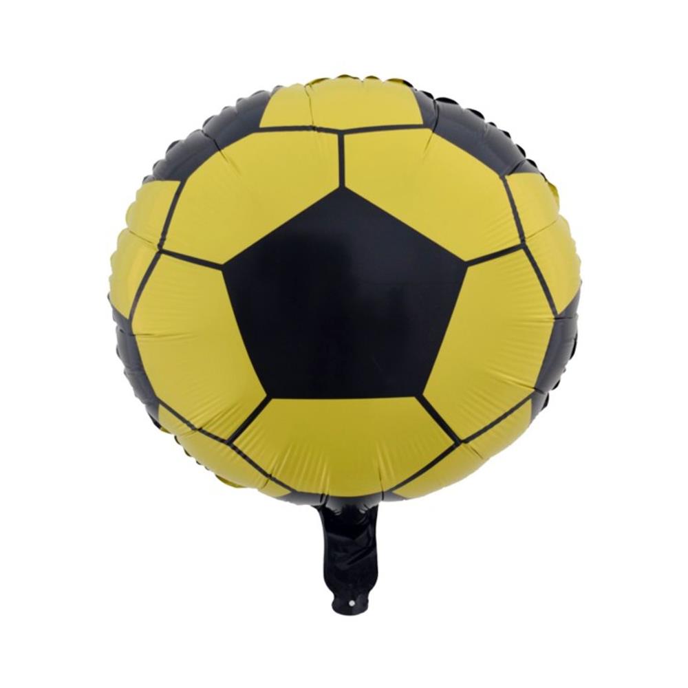 ลูกโป่งฟอยล์ ฟุตบอล SNAZZ 18 นิ้ว สีเหลือง/ดำ
