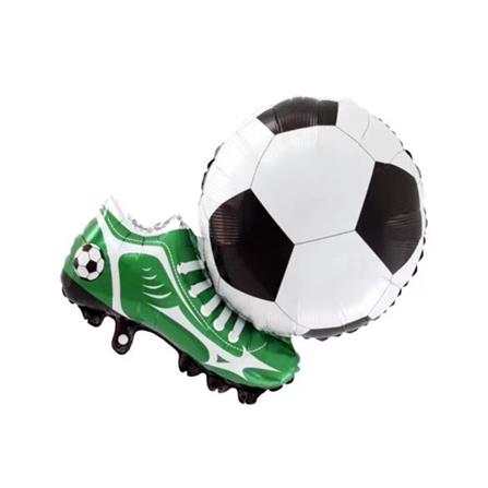 ลูกโป่งฟอยล์ รองเท้าสตั๊ด SNAZZ 29 นิ้ว สีเขียว_0